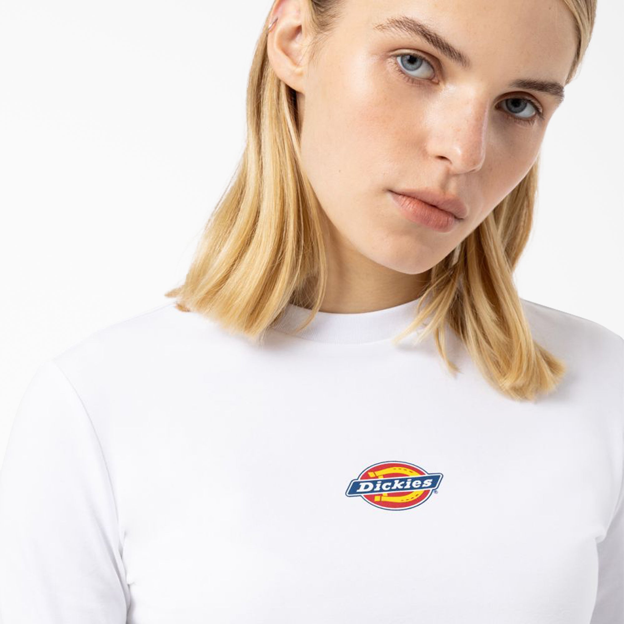 Women's Maple Valley Logo Long Sleeve Cropped T-Shirt - Image 4