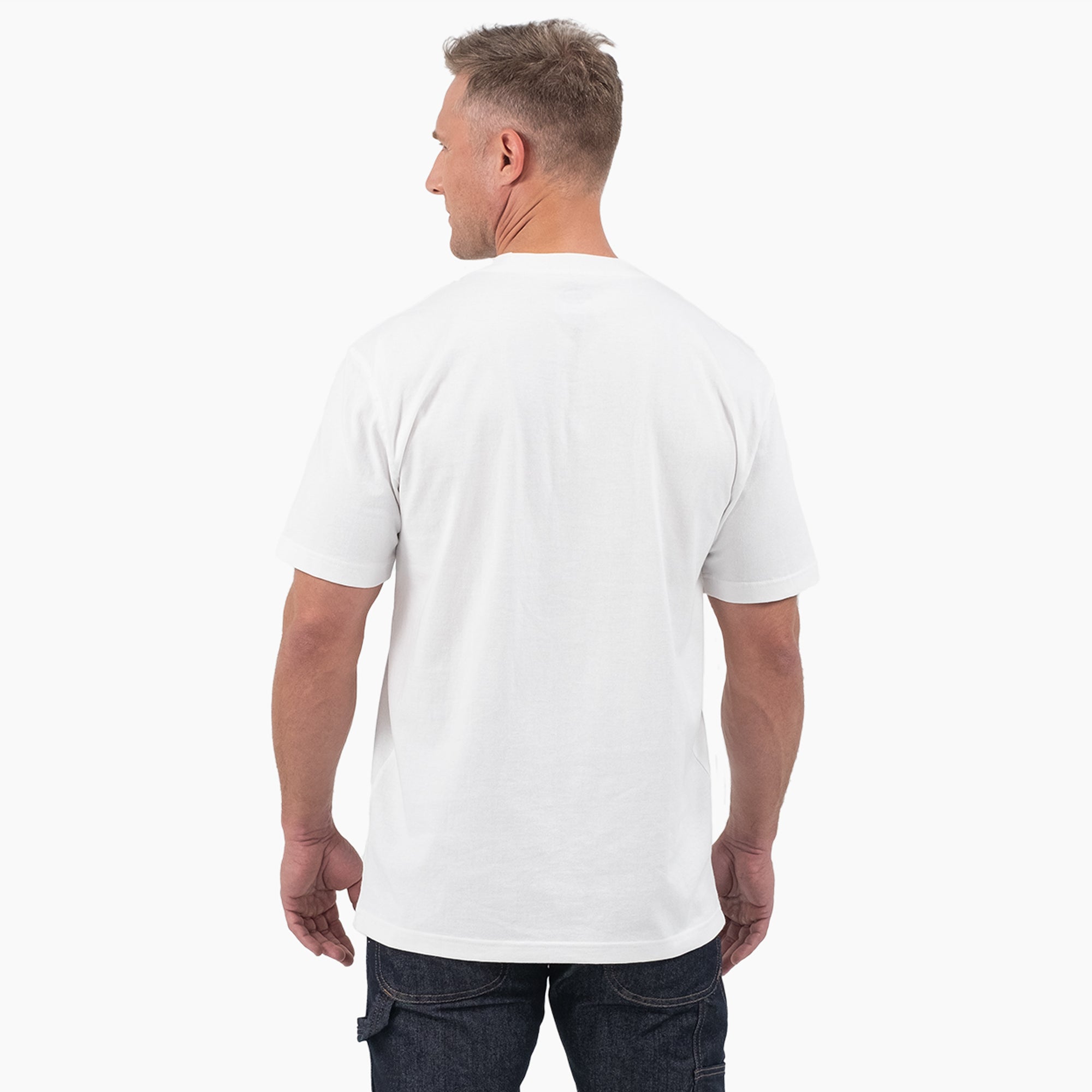 Short Sleeve Tri-Color Logo Graphic T-Shirt - Image 2