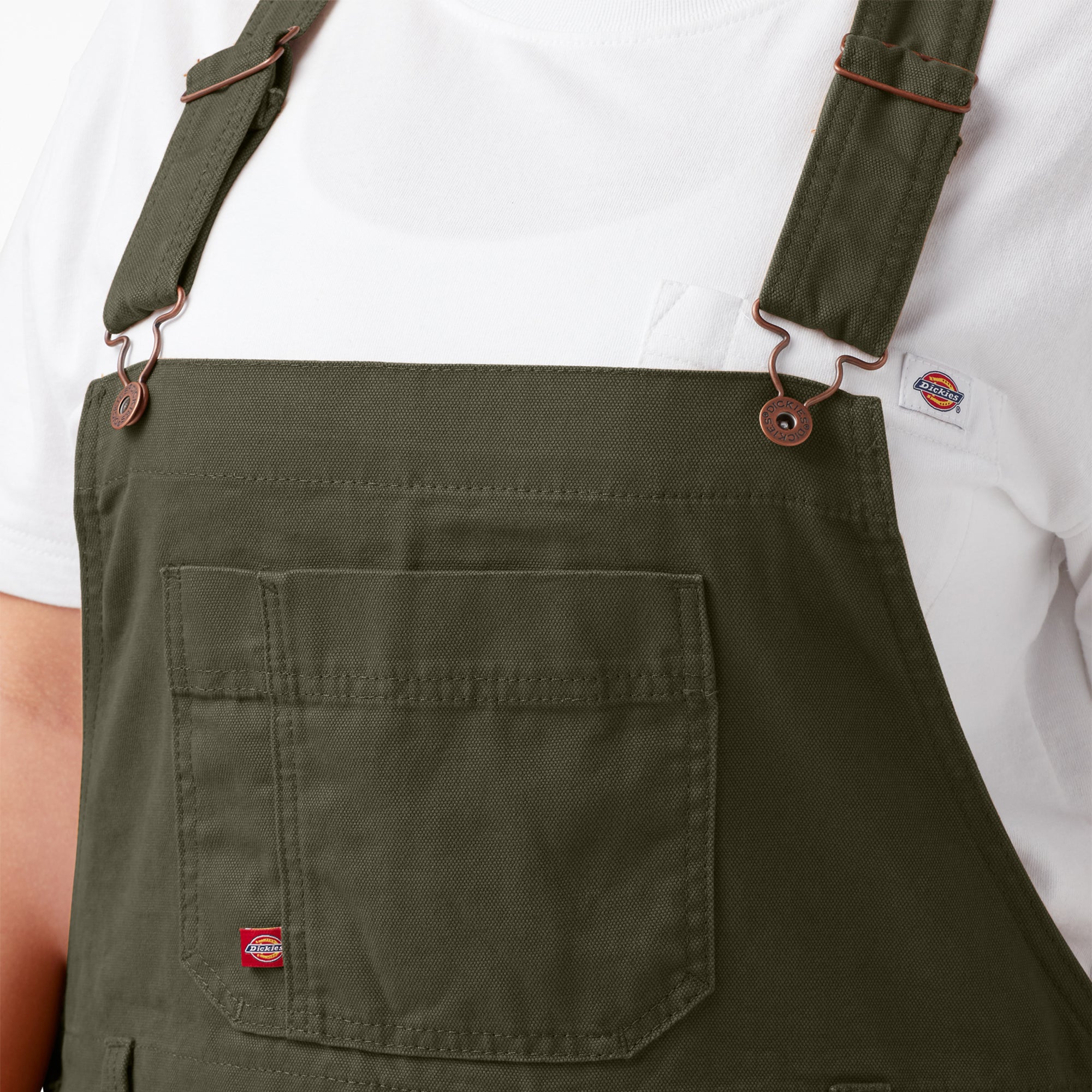 Women's Plus Relaxed Fit Bib Overalls - Image 5