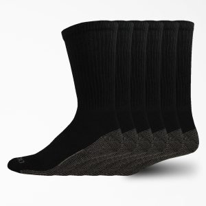 Moisture Control Crew Work Socks. Size 12-15. 6-Pack