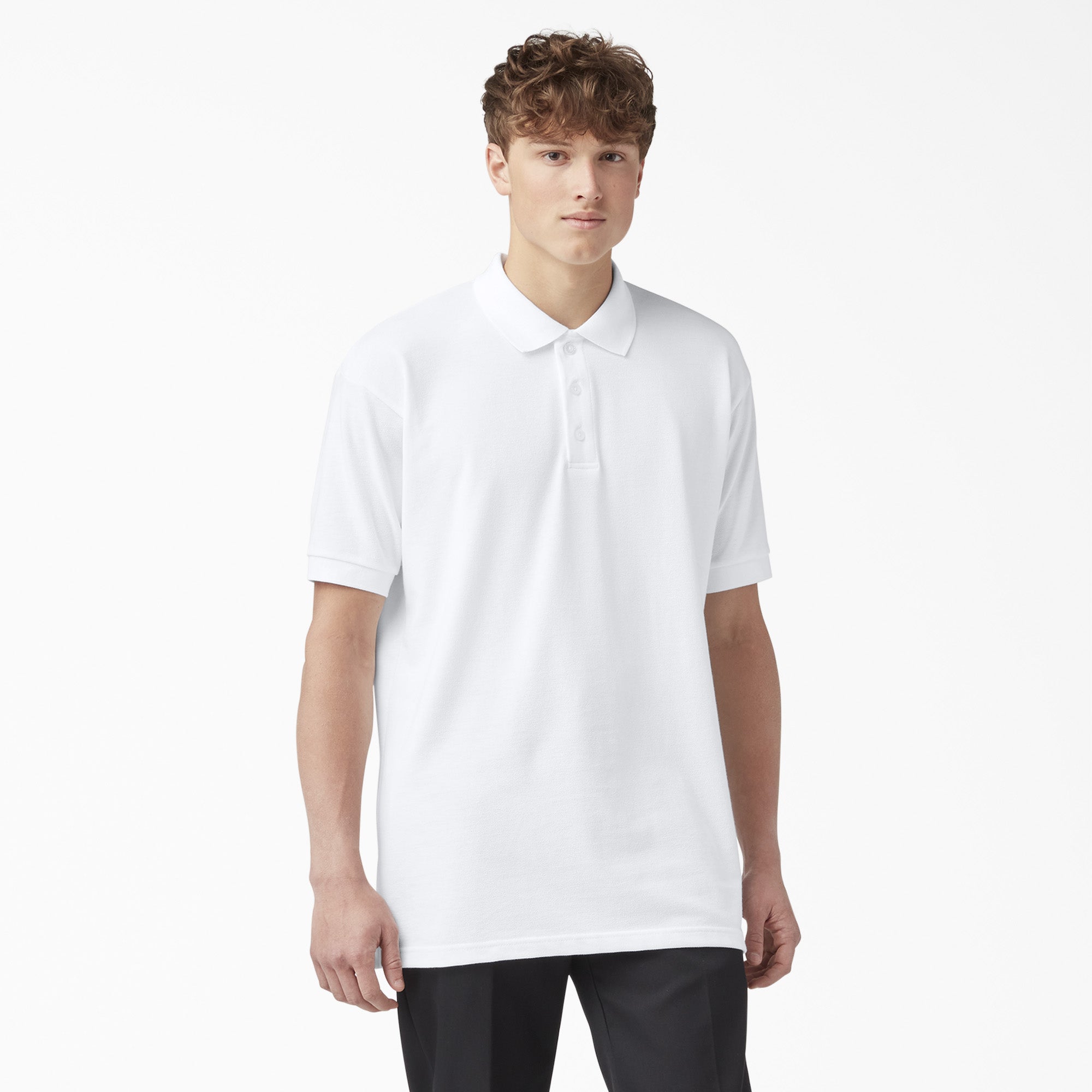 Adult Size Piqu?? Short Sleeve Polo